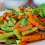 Salada fria de legumes