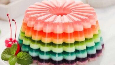 Receita de Gelatina Colorida Em Camadas